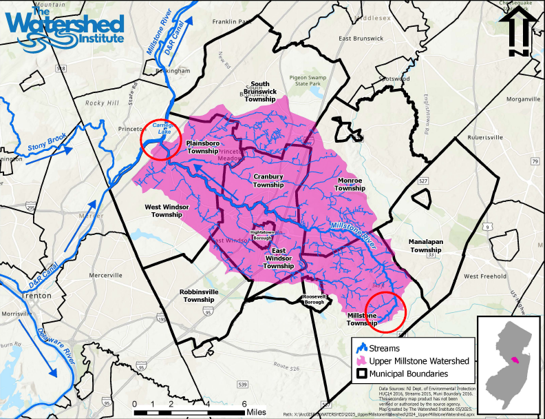 Upper Millstone drainage area Screenshot 104012